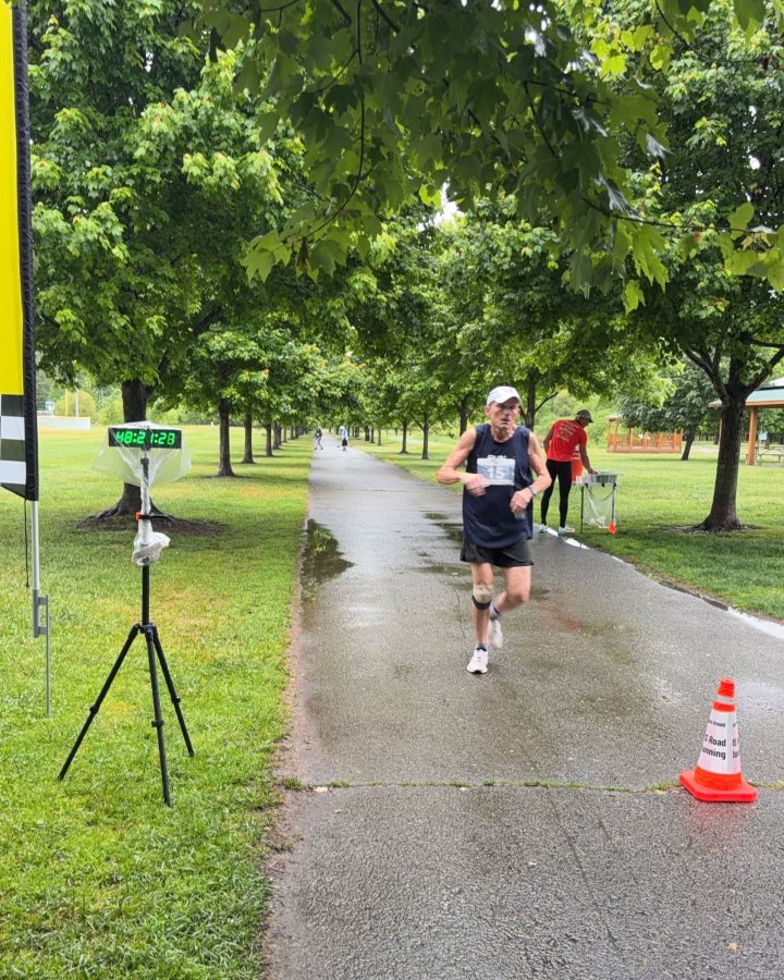Randy Whaley at Luau 5K, 10K & 13.1M at Boone, NC (21) - 05/23/2026 after earning 2nd MALE Overall