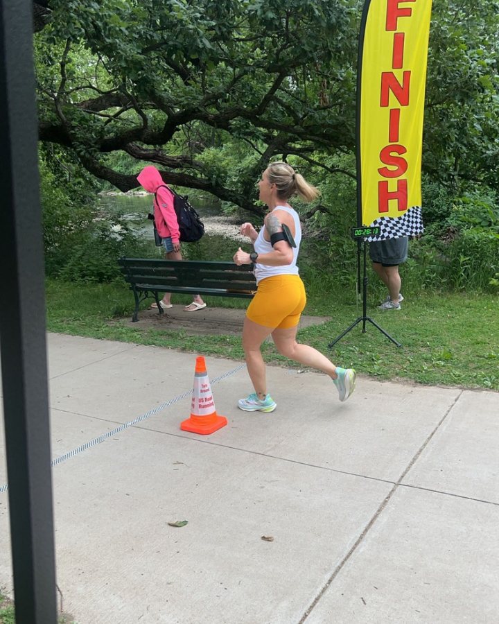 Carol Windmiller at Medal Madness 5K, 10K, & 13.1M at Bettendorf, IA (22) - 05/30/2026 after earning 3rd FEMALE Overall