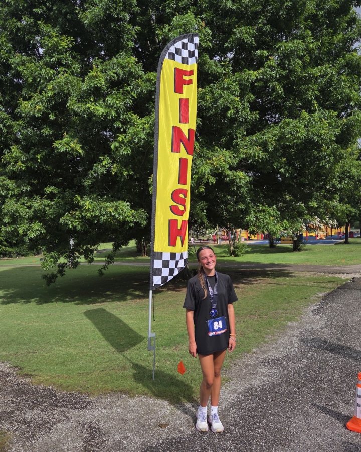 Alexis Vandiver at Medal Madness 5K, 10K, & 13.1M at Jackson, TN (22) - 05/30/2026 after earning 1st FEMALE Overall