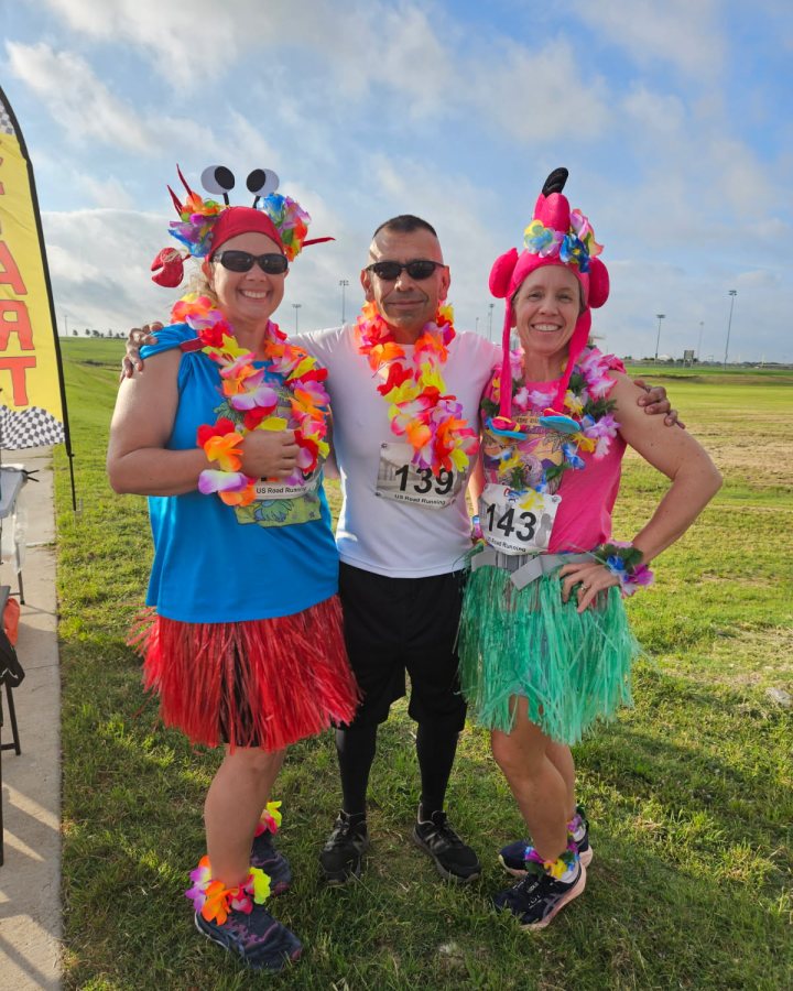 Bridget Mouton at Luau 5K, 10K, & 13.1M at Temple, TX (20) - 05/16/2026 after earning Best Costume