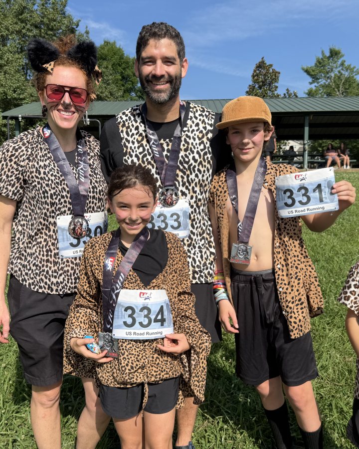 Lindsay Runne at Medal Madness 5K, 10K, & 13.1M at Knoxville, TN (23) - 06/06/2026 after earning Best Costume