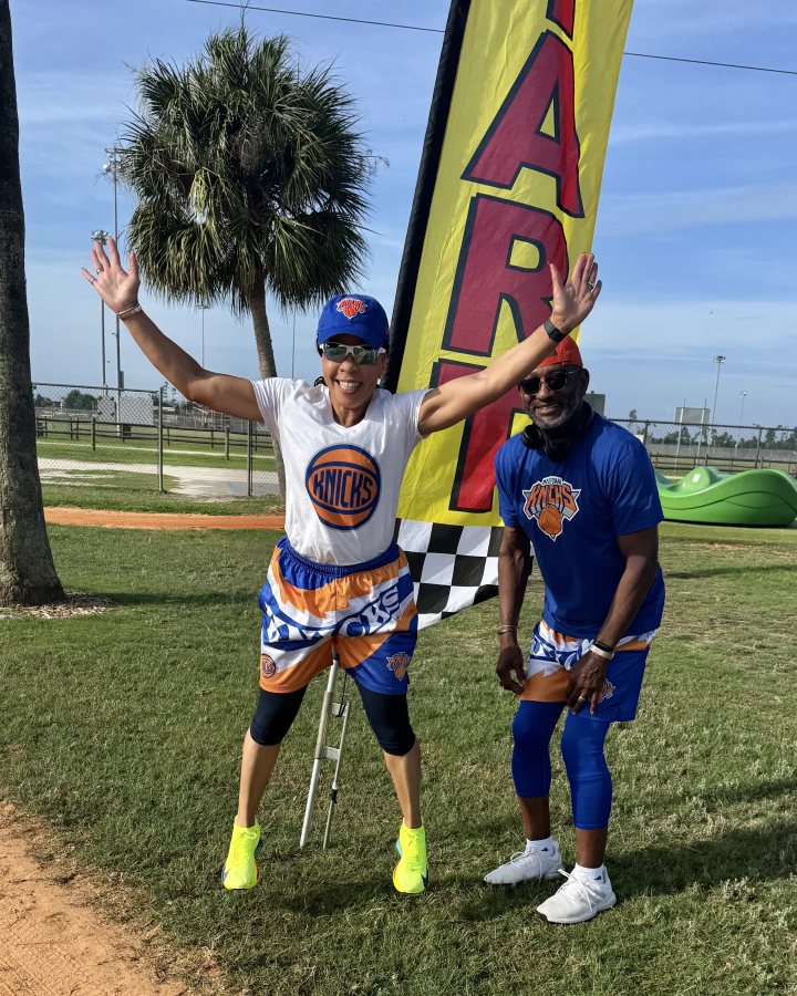 Kimberly Godwin at Medal Madness 5K, & 10K at Panama City, FL (23) - 06/06/2026 after earning Best Costume