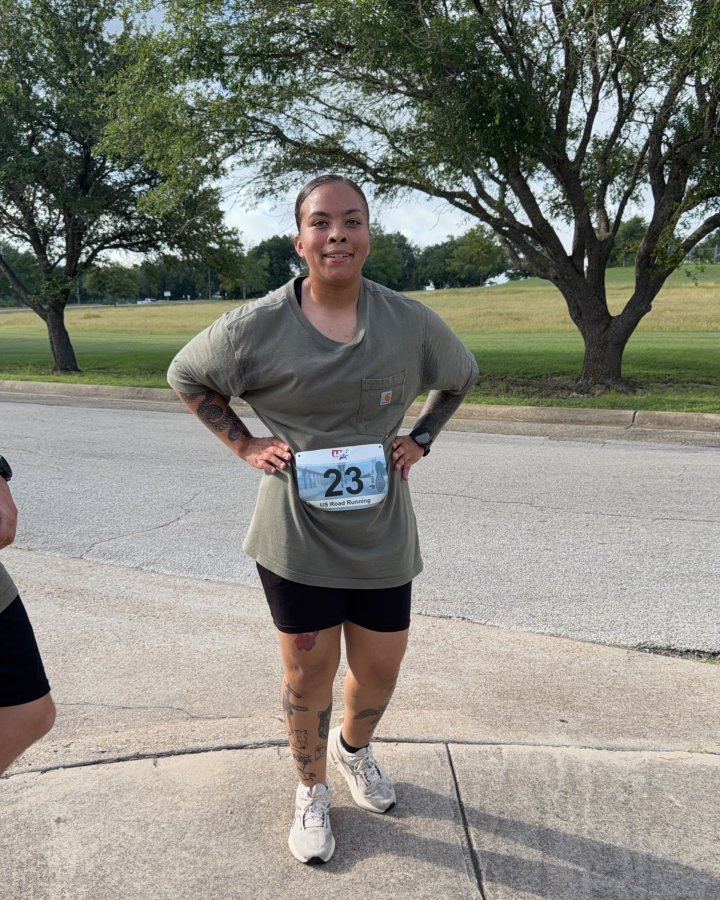 Dalicia Cruz-Santos at Medal Madness 5K, 10K, & 13.1M at Temple, TX (24) - 06/13/2026 after earning 3rd FEMALE Overall
