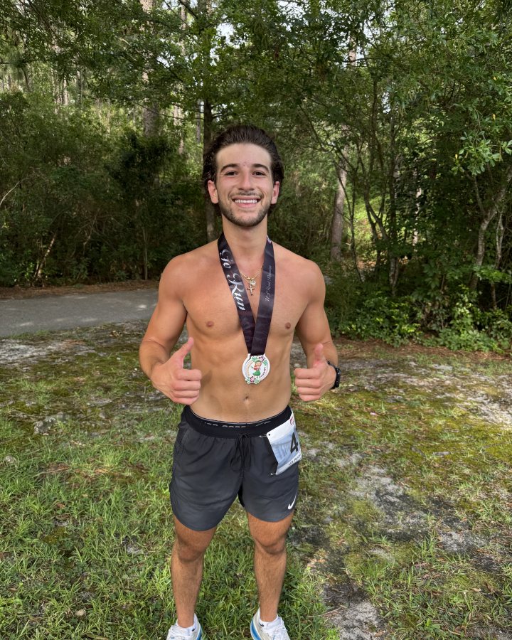 Vincent Cafiso at Medal Madness 5K & 13.1M at Wilmington, NC (25) - 06/20/2026 after earning 2nd MALE Overall