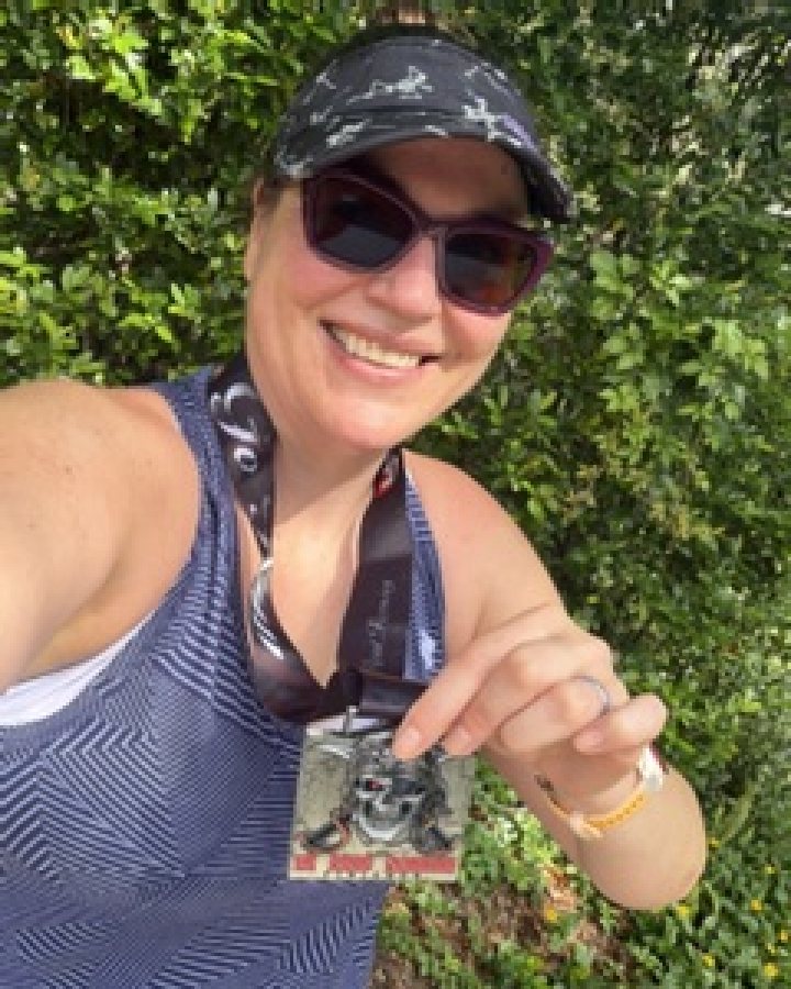 Elizabeth Henslee at Medal Madness 5K, 10K, & 13.1M at DeBary, FL (25) - 06/20/2026 after earning 2nd FEMALE Overall