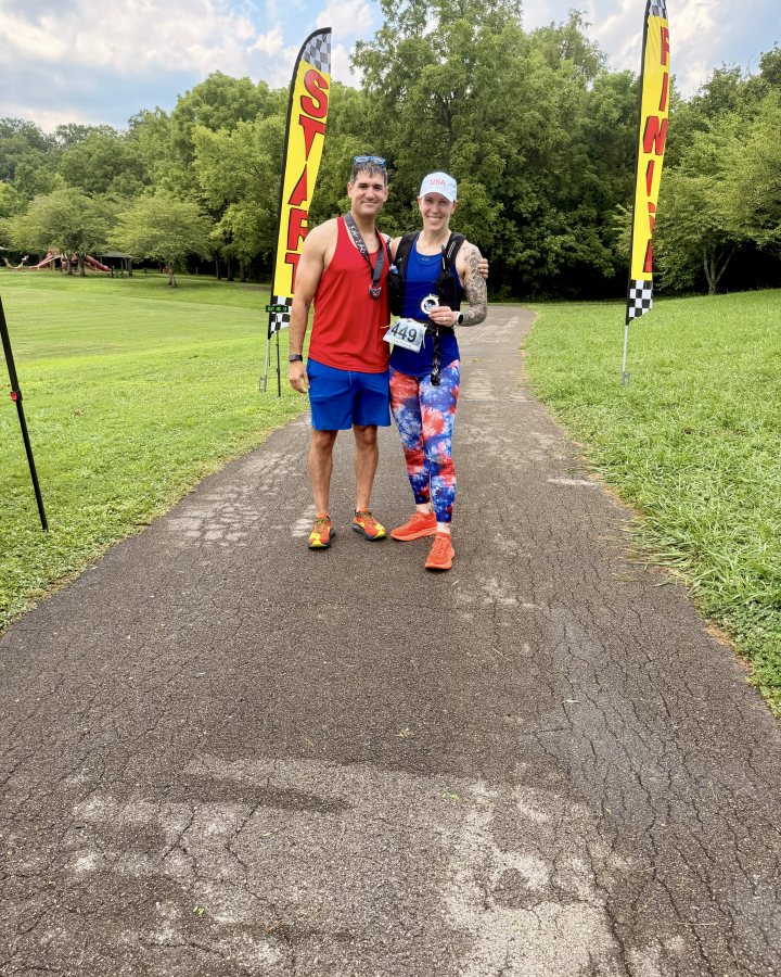 Mallory Curbelo at Eagle 5K, 10K, & 13.1M at Knoxville, TN (27) - 07/04/2026 after earning 1st FEMALE Overall