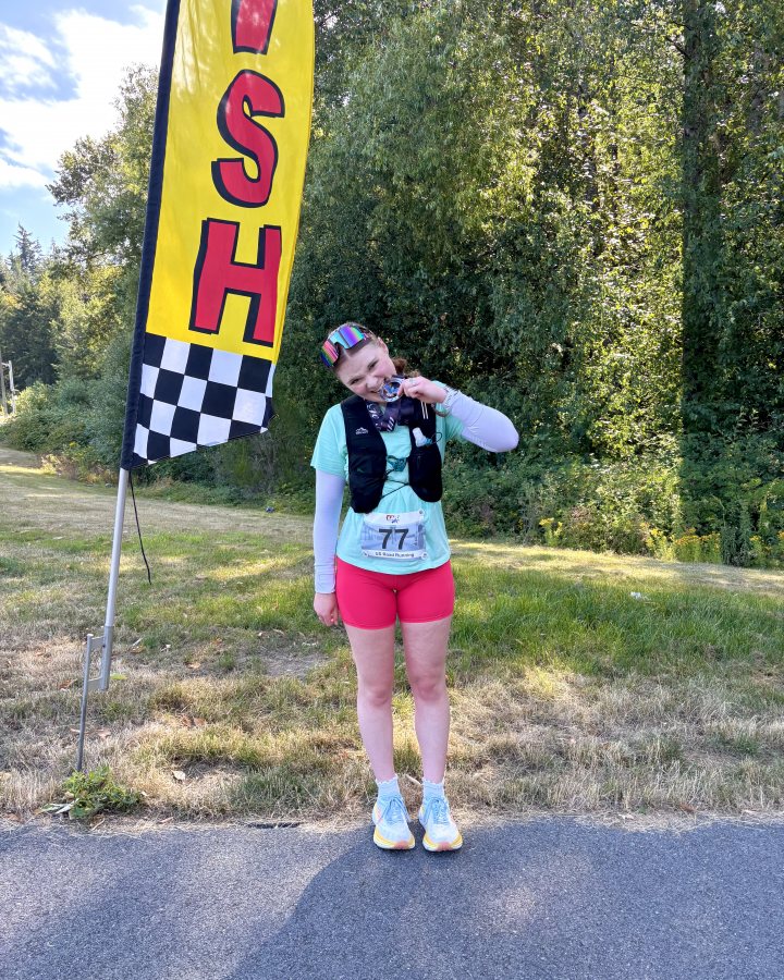 Mya Paxton at Eagle 5K, 10K, & 13.1M at Everett, WA (28) - 07/11/2026 after earning 1st FEMALE Overall