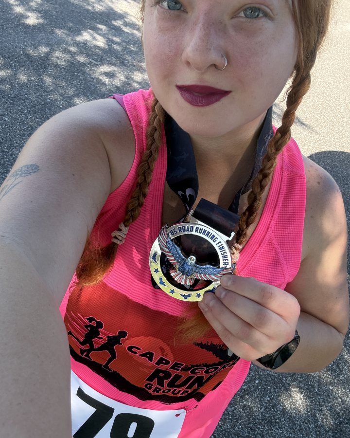 Nicole Wawryk at Eagle 5K, 10K, & 13.1M at Punta Gorda, FL (28) - 07/11/2026 after earning 1st FEMALE Overall
