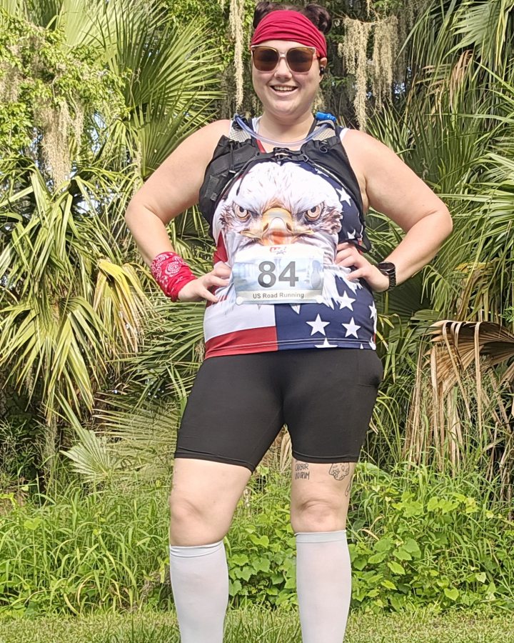 Tiffany Biddlecombe at Eagle 5K, 10K, & 13.1M at Deltona, FL (30) - 07/25/2026 after earning Best Costume