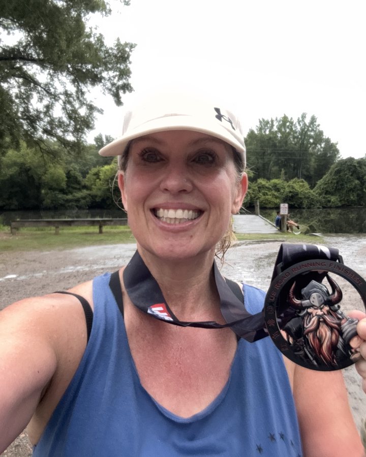 Melissa Compeaux at Eagle 5K, 10K, & 13.1M at Colonial Heights, VA (30) - 07/25/2026 after earning 3rd FEMALE Overall