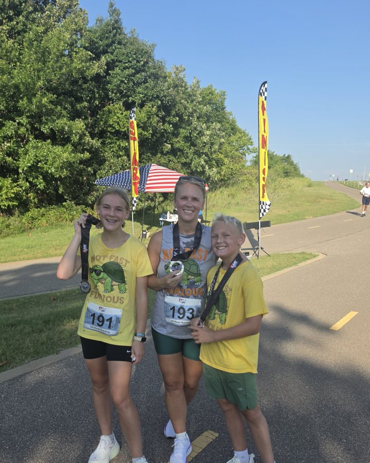 Sabrina Jacobson at Eagle 5K, 10K, & 13.1M at Oklahoma City, OK (30) - 07/25/2026 after earning 3rd FEMALE Overall