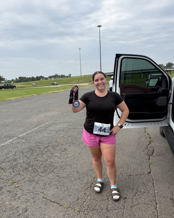 Lilyana Paay at Eagle 5K, 10K, & 13.1M at Shreveport, LA (30) - 07/25/2026 after earning 3rd FEMALE Overall