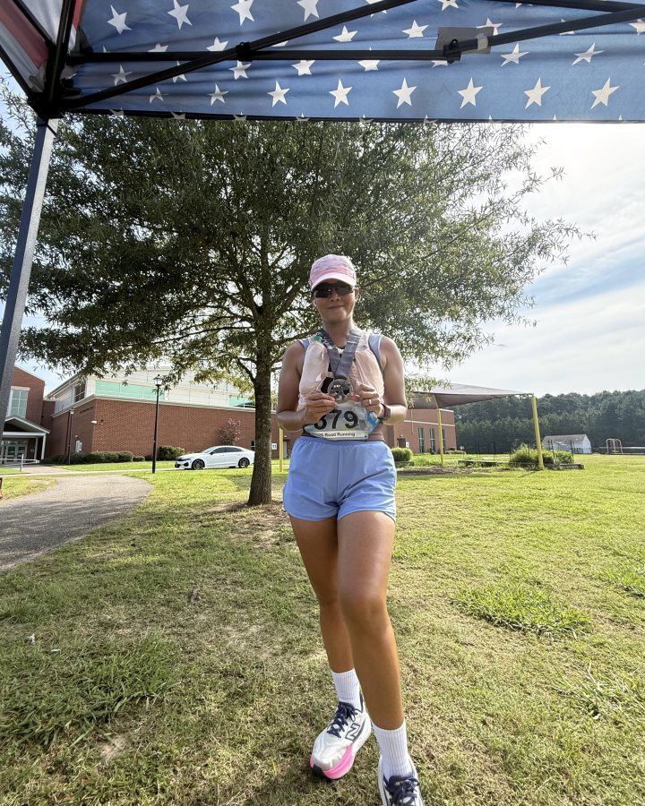 Diana Taopo at Ninja 5K, 10K, & 13.1M at Williamsburg, VA (31) - 08/01/2026 after earning 1st FEMALE Overall