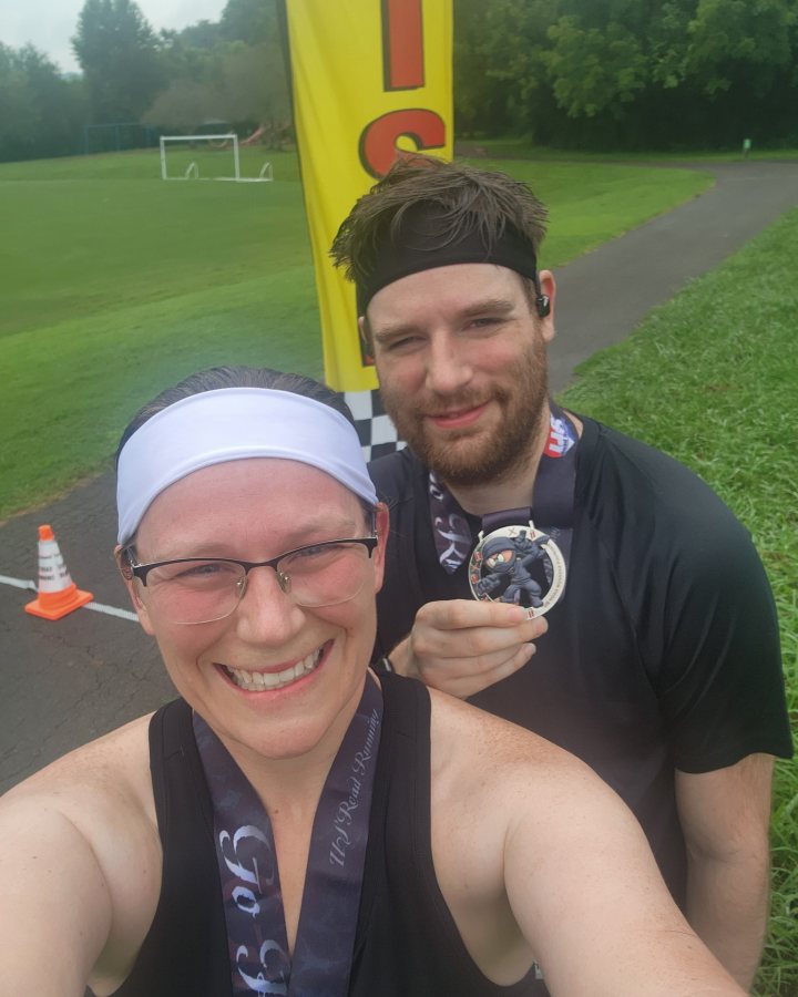 Karyla Conner at Ninja 5K, 10K, & 13.1M at Knoxville, TN (31) - 08/01/2026 after earning Best Costume