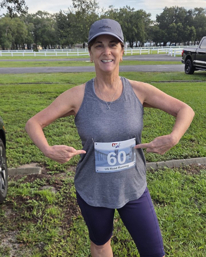 Denise Wyman at Ninja5K & 10K at Orlando, FL (32) - 08/08/2026 after earning 1st FEMALE Overall