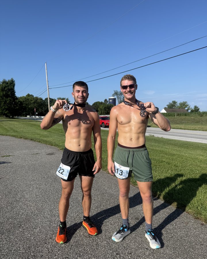 Hunter Grow at Ninja 5K, 10K, 13.1M at York, PA (32) - 08/08/2026 after earning 1st MALE Overall