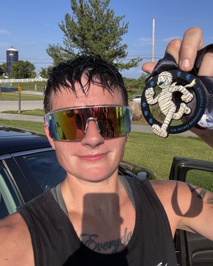 Ashley Rinehart at Ninja 5K, 10K, 13.1M at York, PA (32) - 08/08/2026 after earning 1st FEMALE Overall