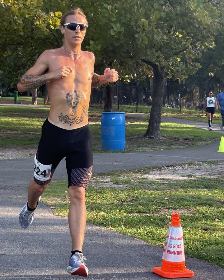 Boedi Price at Ninja 5K, 10K, & 13.1M at Jacksonville, FL (33) - 08/15/2026 after earning 1st MALE Overall