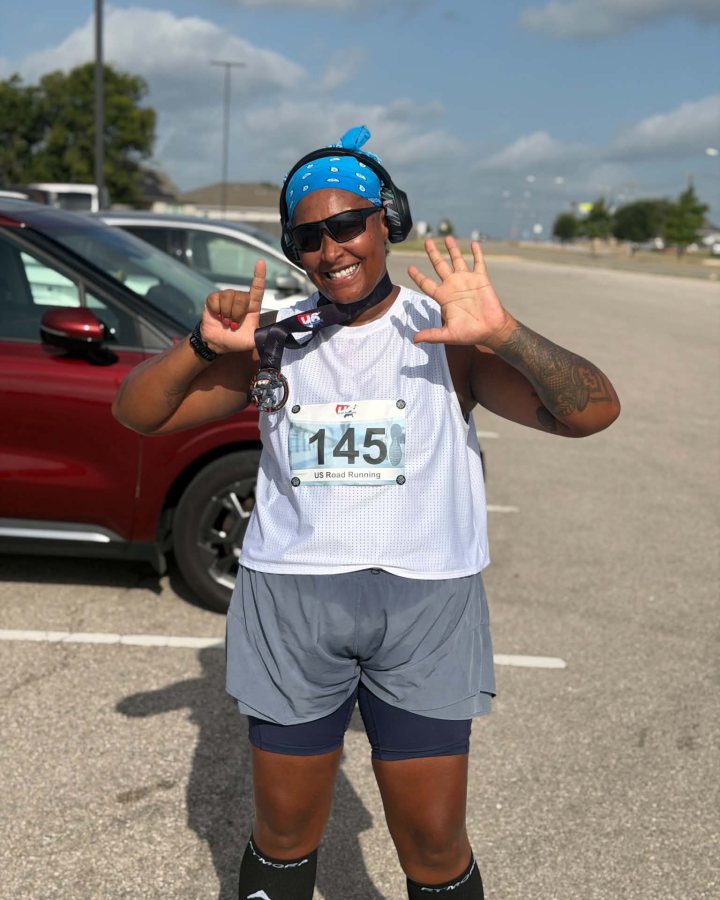 Jasmine Barnes at Ninja 5K, 10K, & 13.1M at Temple, TX (33) - 08/15/2026 after earning 1st FEMALE Overall