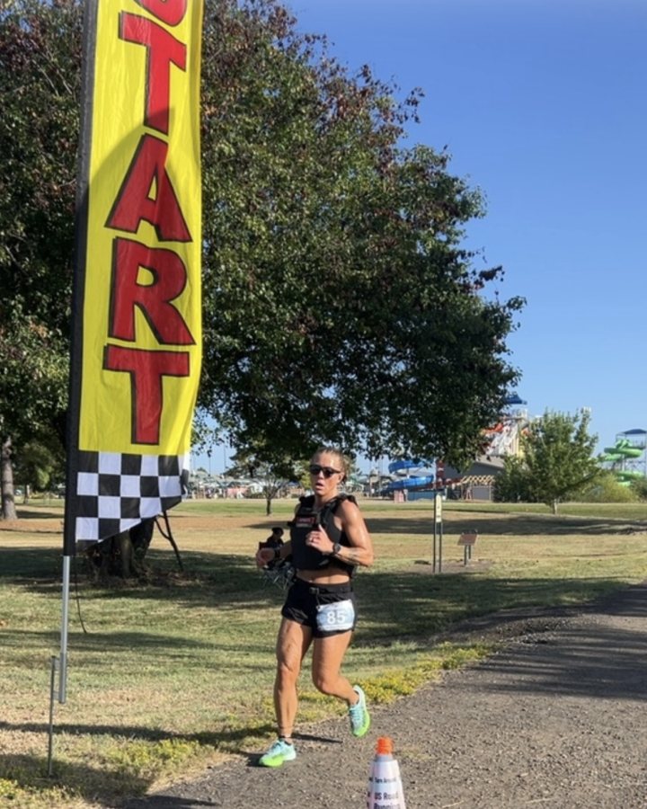 Koell Bailey at Ninja 5K, 10K, & 13.1M at Fort Smith, AR (33) - 08/15/2026 after earning 1st FEMALE Overall