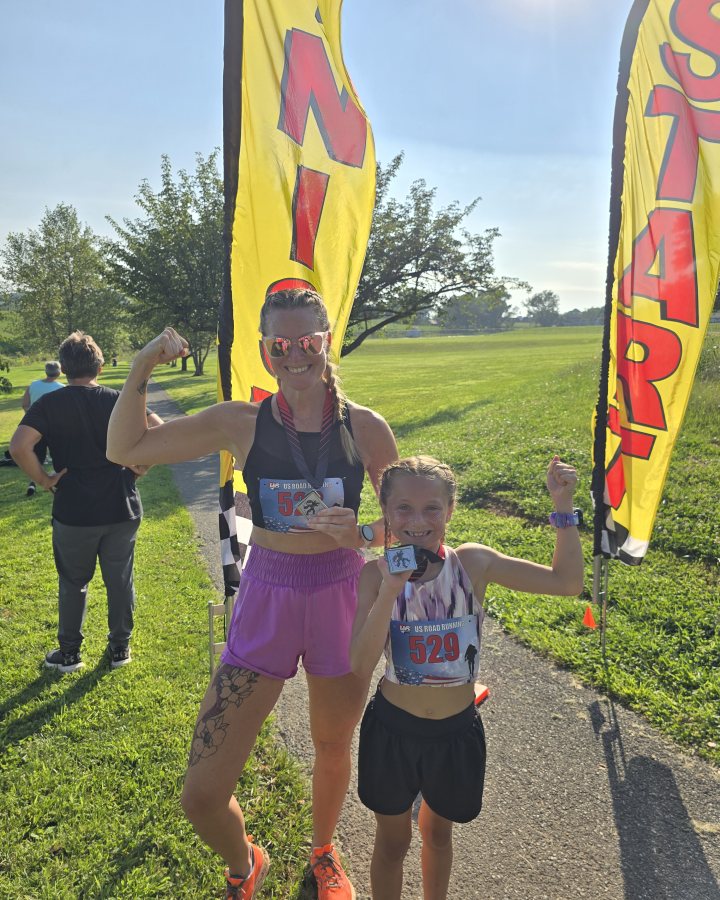 Amber Petersheim at Ninja 5K, & 10K at Akron, PA (33) - 08/15/2026 after earning 3rd FEMALE Overall