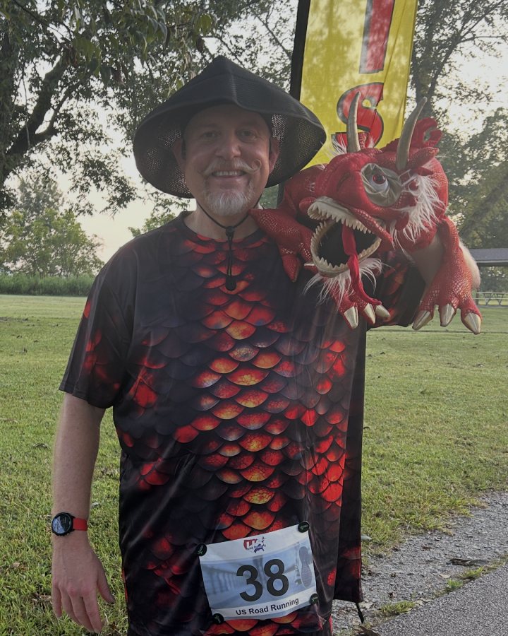 Andrew Strickland at Ninja 5K & 10K at Byron, GA (34) - 08/22/2026 after earning Best Costume