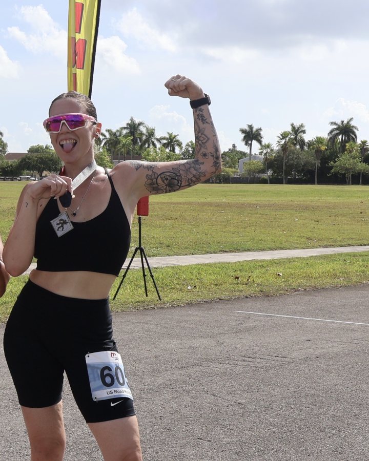 Laura Manresa at Ninja 5K, 10K, & 13.1M at Homestead, FL (34) - 08/22/2026 after earning 3rd FEMALE Overall
