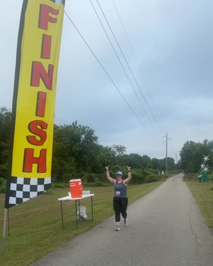 Amanda Bradley at Ninja 5K, 10K & 13.1M at Augusta, GA (34) - 08/22/2026 after earning 2nd FEMALE Overall