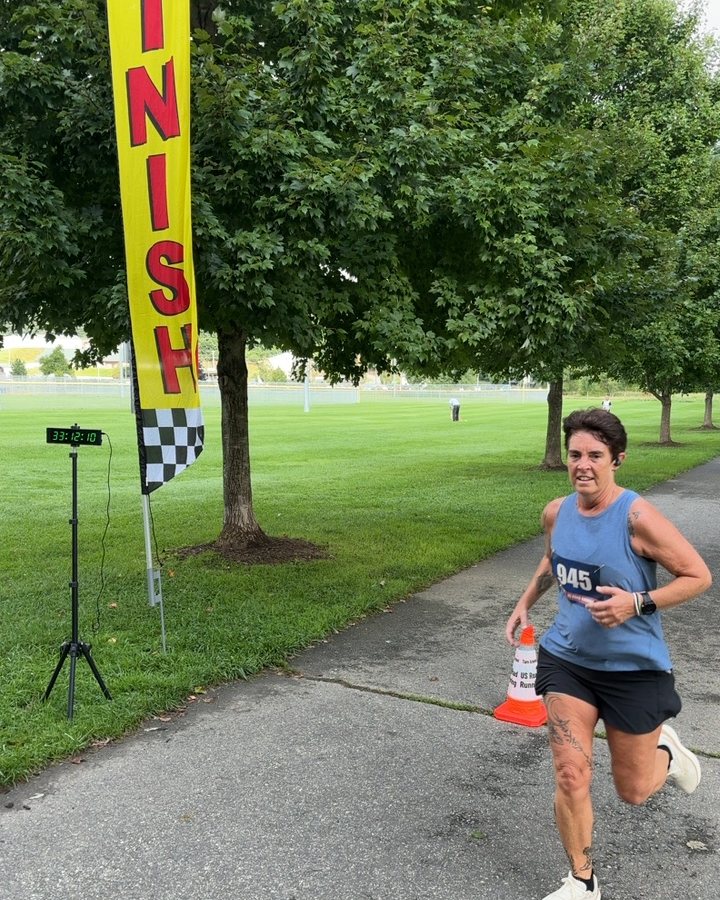 Melissa Norris at Ninja 5K, 10K, & 13.1M at Boone, NC (34) - 08/22/2026 after earning 1st FEMALE Overall