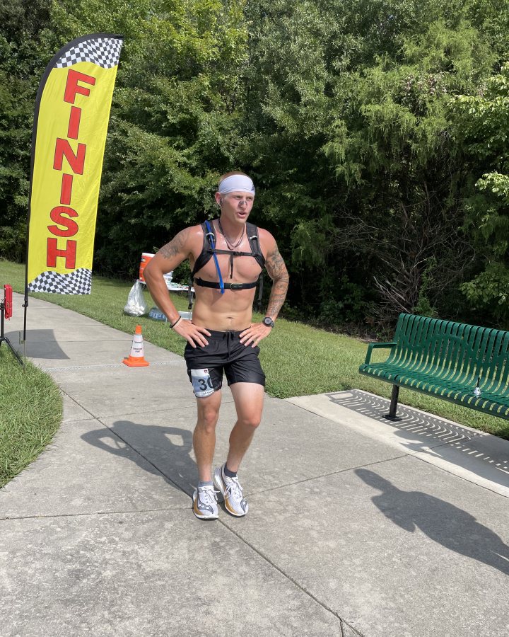 Hayden Justice at Medal Madness 5K, 10K & 13.1M at Concord, NC (35) - 08/29/2026 after earning 1st MALE Overall