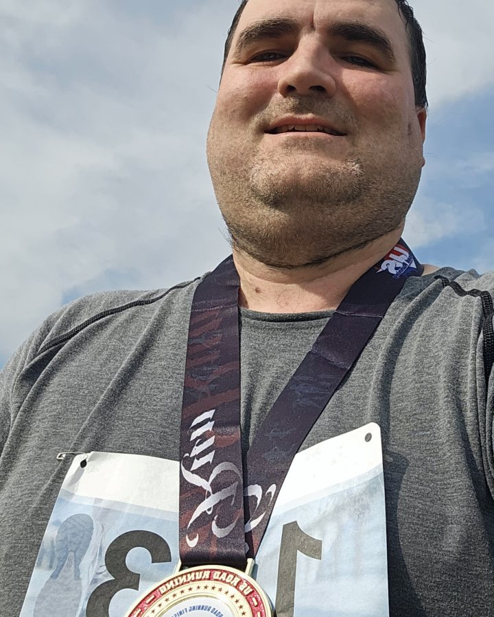 Michael T Goodside at Medal Madness 5K, & 10K at Midlothian, VA (35) - 08/29/2026 after earning 3rd MALE Overall