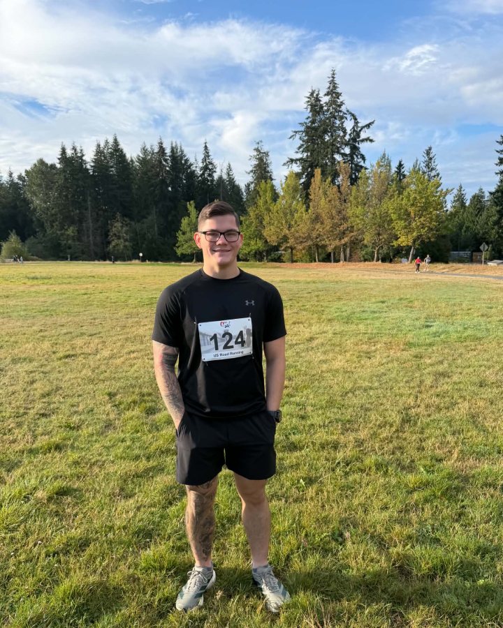 Tim Wright at Medal Madness 5K, 10K, 13.1M & 26.2M at Everett, WA (36) - 09/05/2026 after earning 3rd MALE Overall