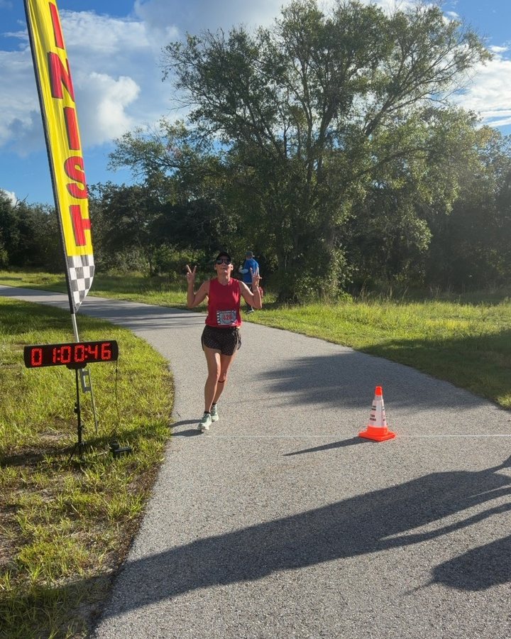 Kelly Melchert at Medal Madness 5K, 10K, & 13.1M at Holiday, FL (36) - 09/05/2026 after earning 1st FEMALE Overall