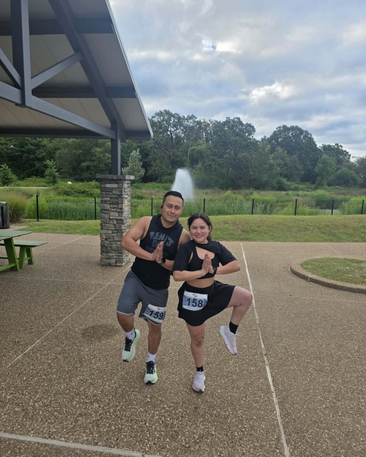 Benjamin Nava at Ninja 5K, 10K, & 13.1M at Springdale, AR (31) - 08/01/2026 after earning 2nd MALE Overall