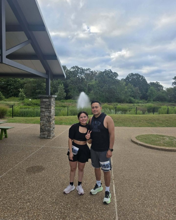 Benjamín Nava at Ninja 5K, 10K, & 13.1M at Springdale, AR (31) - 08/01/2026 after earning 2nd MALE Overall