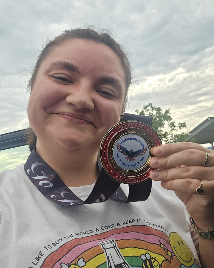 Ryanna Hines at Medal Madness 5K, 10K & 13.1M at Richmond, KY (37) - 09/12/2026 after earning 3rd FEMALE Overall