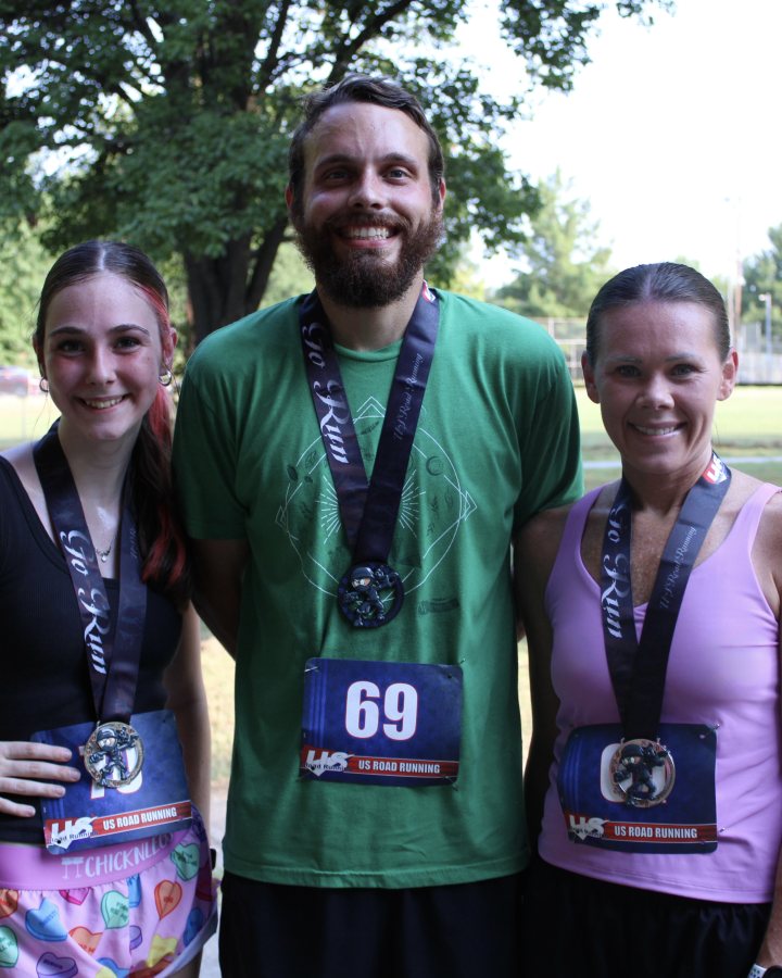 Kat Thompson at Medal Madness 5K, 10K, & 13.1M at Sapulpa, OK (37) - 09/12/2026 after earning Triple Challenge Award 2026