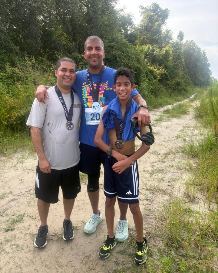 Jose Montoya at Ninja 5K, 10K, & 13.1M at Deland, FL (32) - 08/08/2026 after earning 2nd MALE Overall