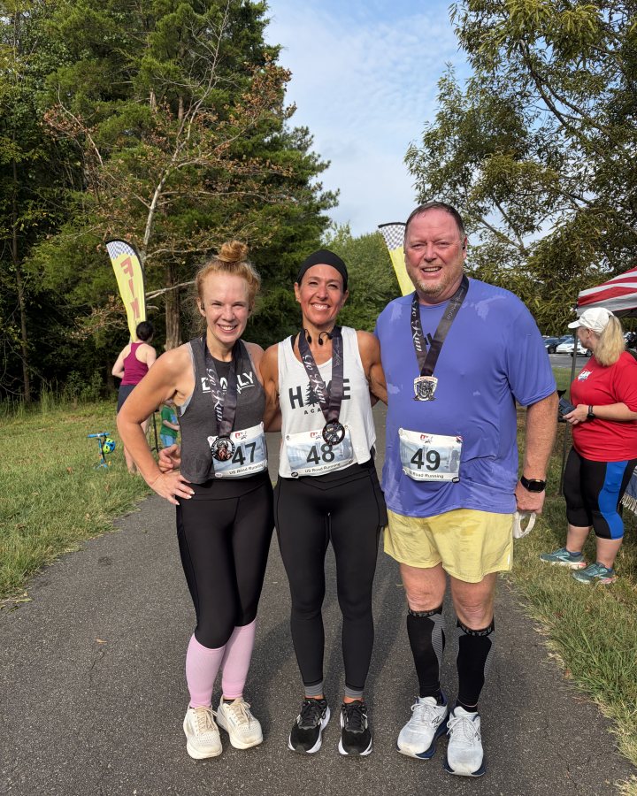Jennifer Merriman at Medal Madness 5K, 10K & 13.1M at Charlotte, NC (38) - 09/19/2026 after earning 1st FEMALE Overall