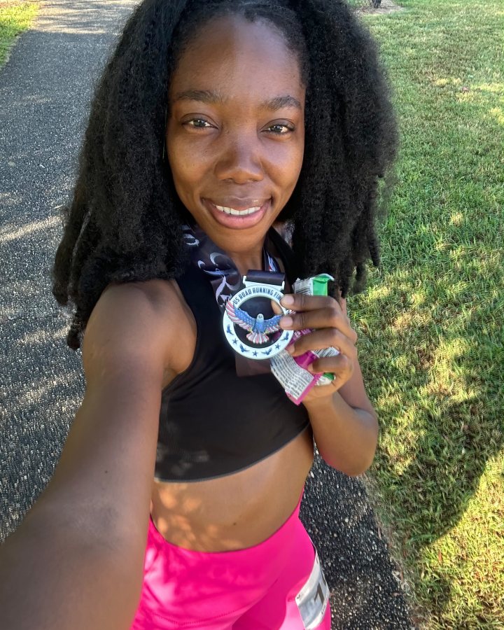 Natasha Rhoden at Medal Madness 5K, 10K & 13.1M at Williamsburg, VA (38) - 09/19/2026 after earning 3rd FEMALE Overall