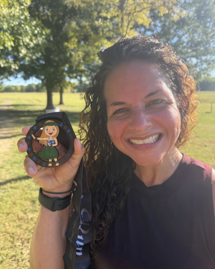 Allana Tobias at Medal Madness 5K, 10K, & 13.1M at Montgomery, AL (39) - 09/26/2026 after earning 1st FEMALE Overall