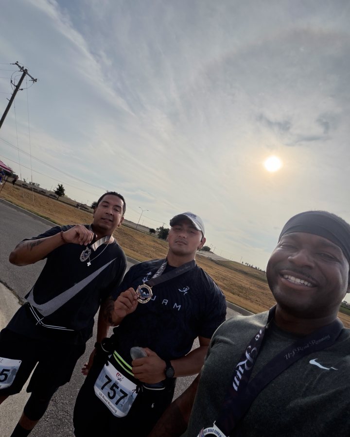 Kelvin Topasna at Medal Madness 5K, 10K, & 13.1M at Temple, TX (39) - 09/26/2026 after earning 3rd MALE Overall