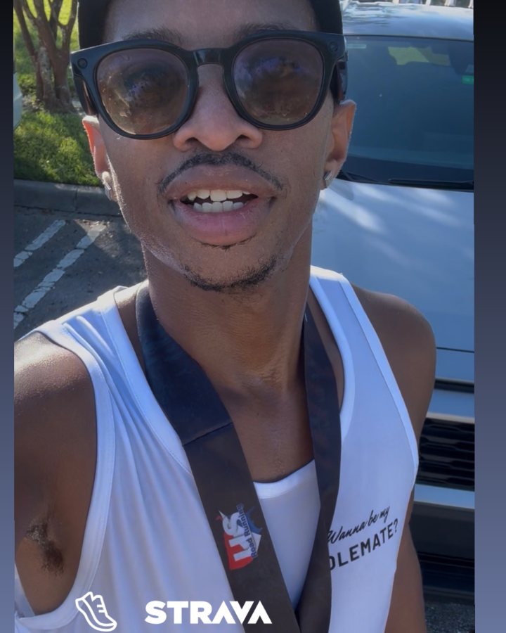 Jarrett Mcgirt at Medal Madness 5K, 10K, & 13.1M at Royal Palm Beach, FL (39) - 09/26/2026 after earning 1st MALE Overall