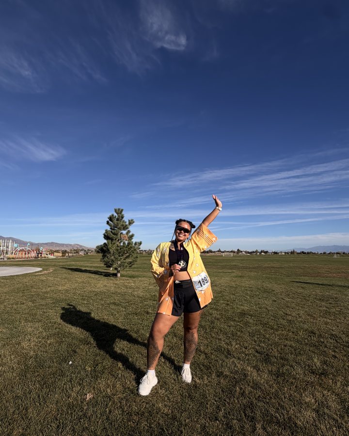 Melissa Sam at Haunted 5K, 10K & 13.1M at South Jordan, UT (40) - 10/03/2026 after earning Best Costume