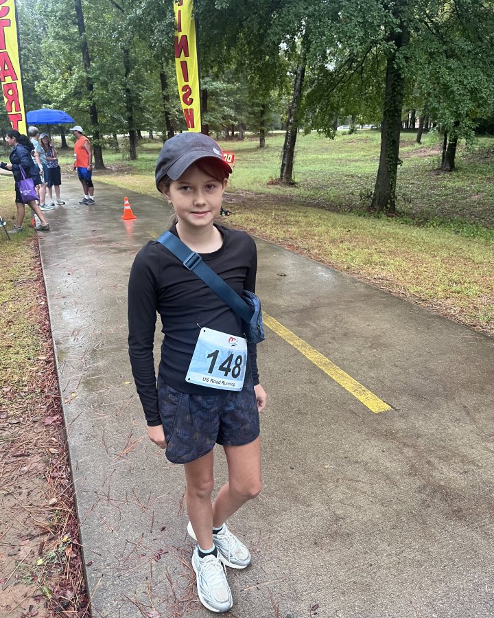 Elena Mccrary at Haunted 5K, 10K, 13.1M & 26.2M at Longview, TX (40) - 10/03/2026 after earning 3rd FEMALE Overall
