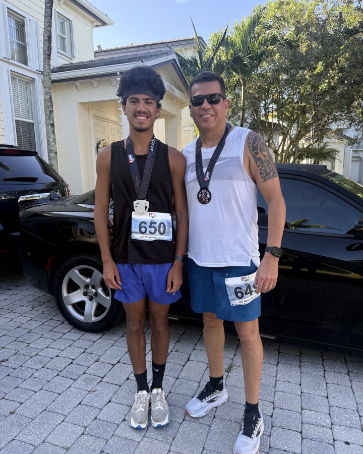 Nathaniel Torres at Medal Madness 5K, 10K, & 13.1M at Homestead, FL (39) - 09/26/2026 after earning 1st MALE Overall