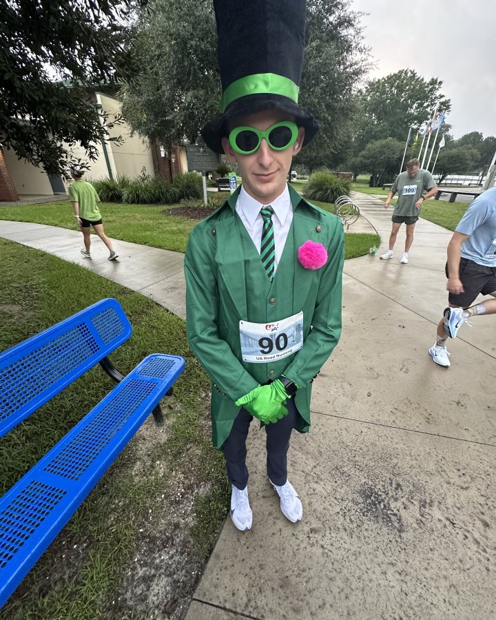 Noah Wilson at Haunted 5K & 10K at Gainesville, FL (41) - 10/10/2026 after earning Best Costume