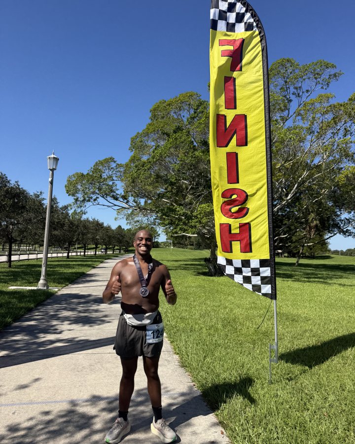 Michael Robinson at Haunted 5K, 10K, & 13.1M at Royal Palm Beach, FL (41) - 10/10/2026 after earning Triple Challenge Award 2026