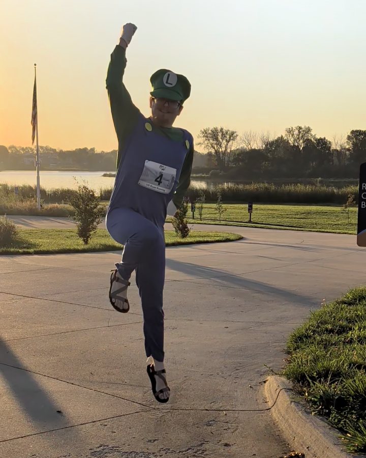 Henry Clements at Haunted 5K, 10K, 13.1M & 26.2M at Des Moines, IA (41) - 10/10/2026 after earning Best Costume