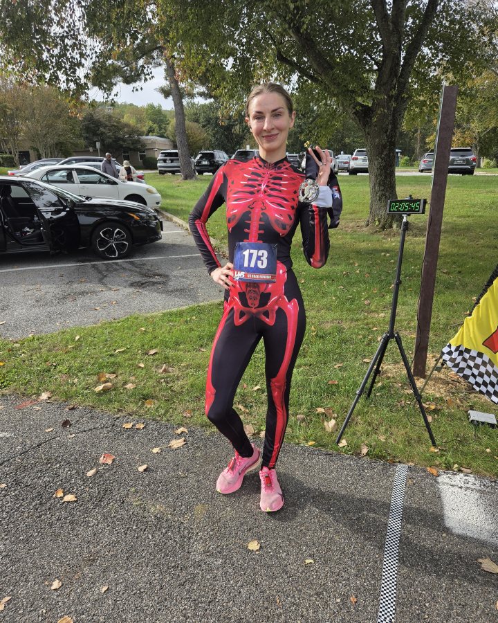 Lana Morgan at Haunted 5K, 10K & 13.1M at Fort Washington, MD (41) - 10/10/2026 after earning Best Costume